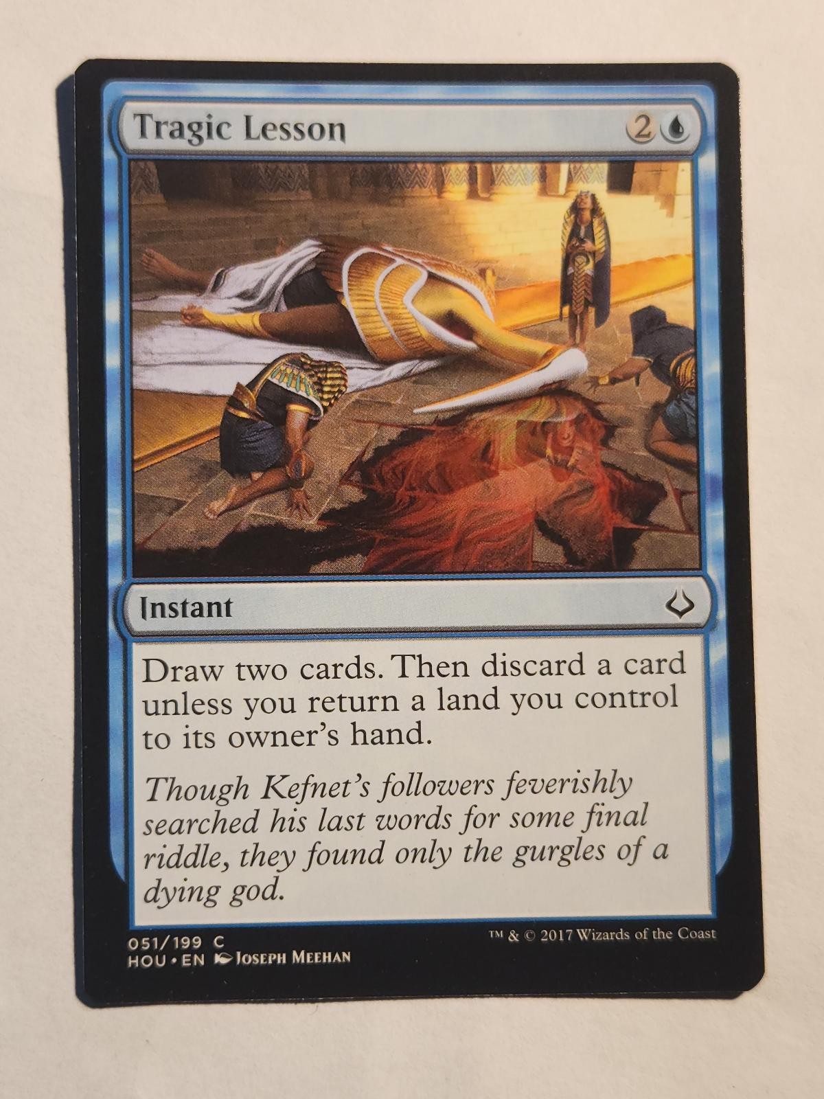 Tragic Lesson 51 Hour of Devastation Magic: The Gathering LP comune
