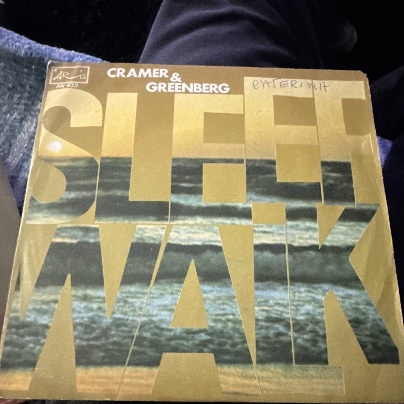 Cramer & Greenberg Sleep Walk / Concorde Singolo 7" 45 giri Rock import