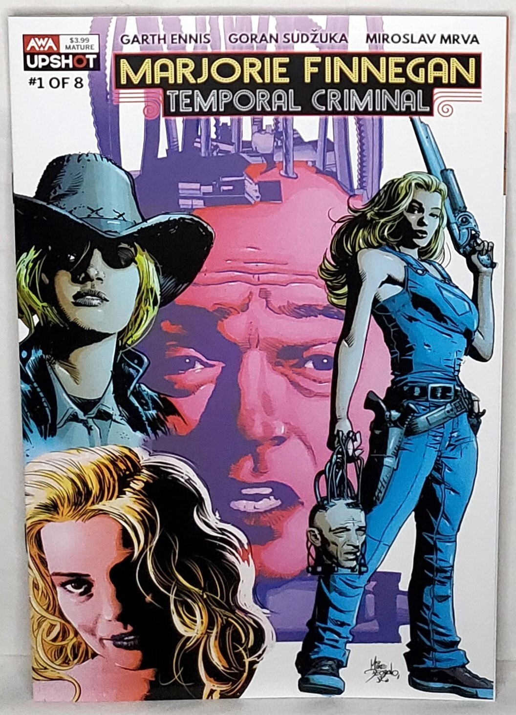MARJORIE FINNEGAN Temporal Criminal #1 | Copertina Mike Deodato Jr | AWA Upshot