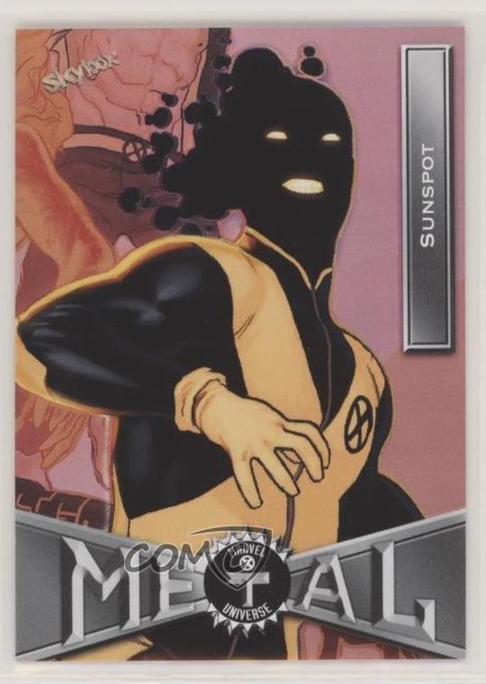 2020 Upper Deck Marvel X-Men Metal Universe Pink 22/75 Sunspot #63 2f4