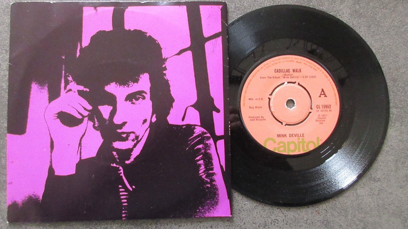 Mink Deville Cadillac Walk/Can't Do Without it 7" 1977 **EX/MINT**