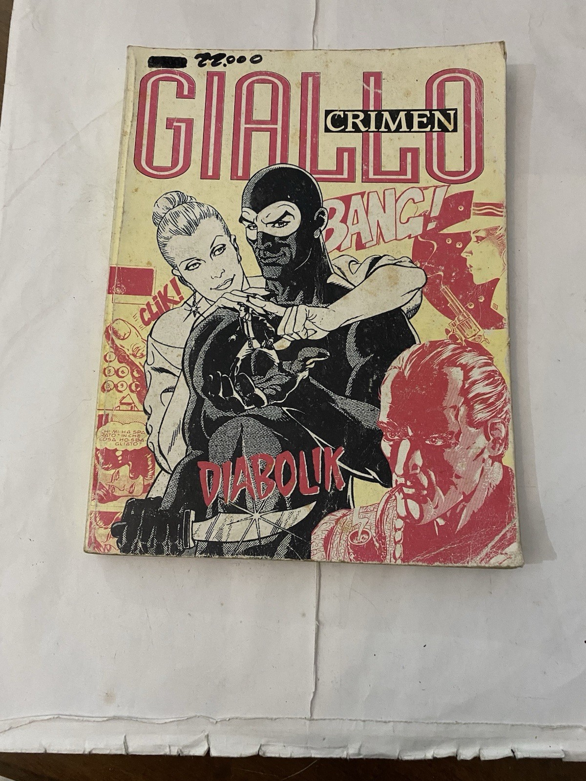 Giallo CRIMEN Giallo Diabolik Fumetto Crime Anno di pubblicazione 1994