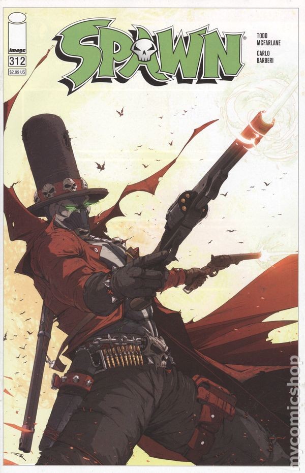 Spawn #312C Revolver Variant NM 2020 Stock Image