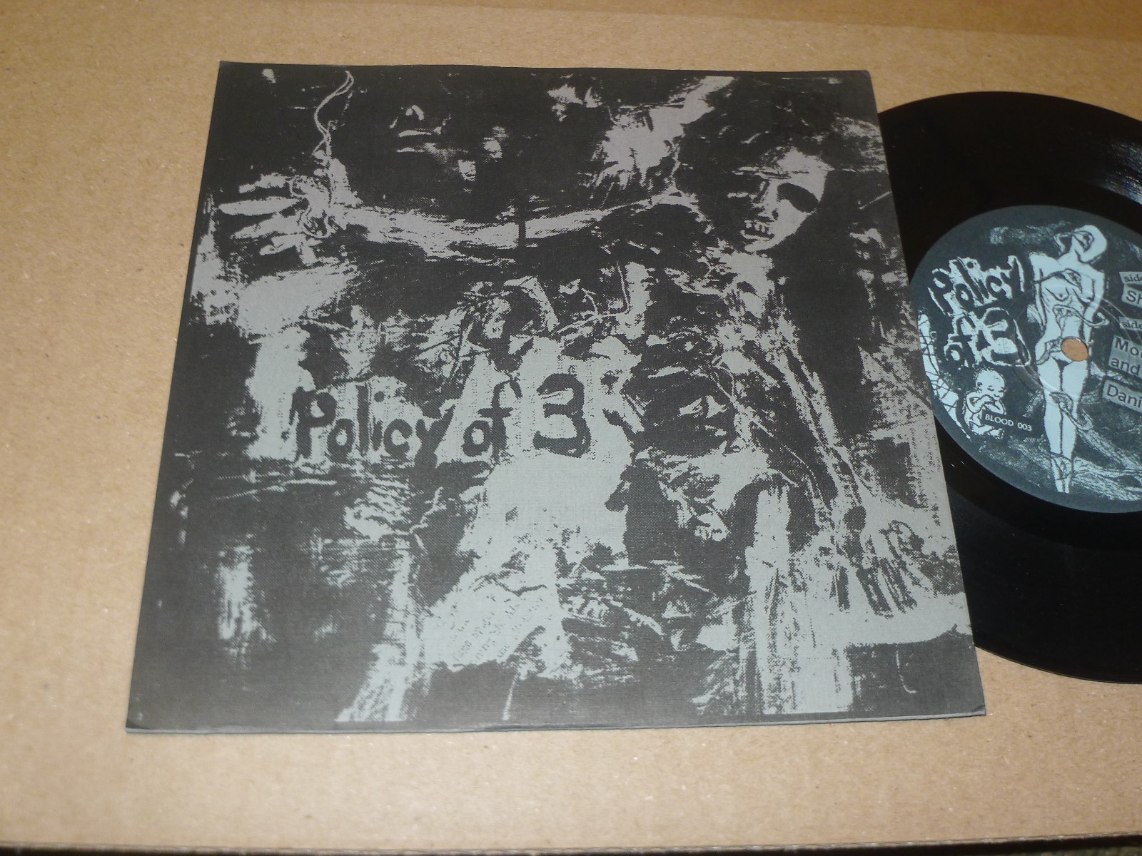 POLICY OF 3 bloodlink 7 vinyl SCREAMO hardcore EMO orchid portraits of past 90'S