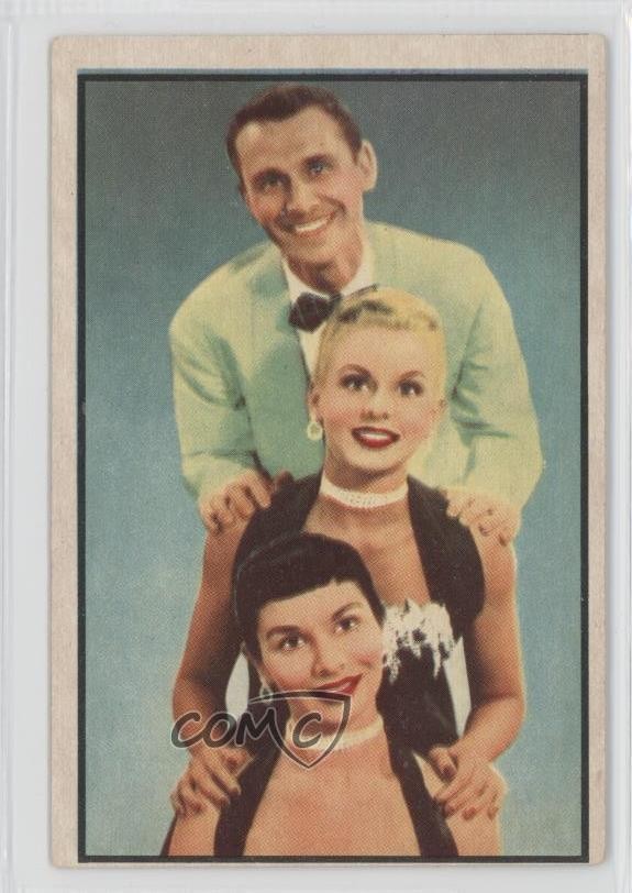 1953 Bowman Televisione e Radio Stelle della NBC Bob Hamilton Florence Baum 0s4