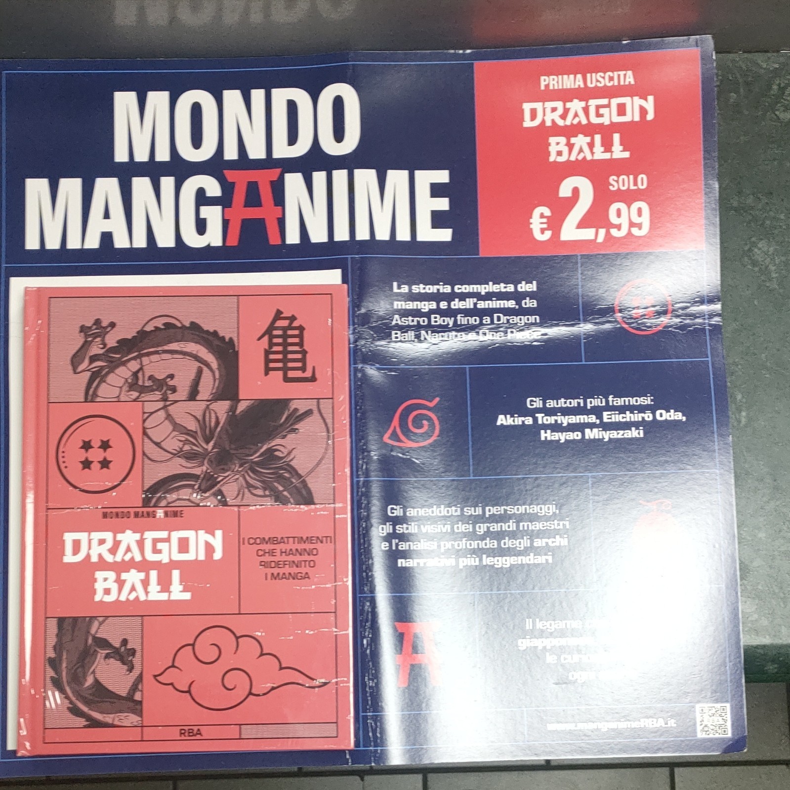 RBA Mondo MangAnime Dragon Ball Prima edizione Italiano 2024 EAN 9773103643307