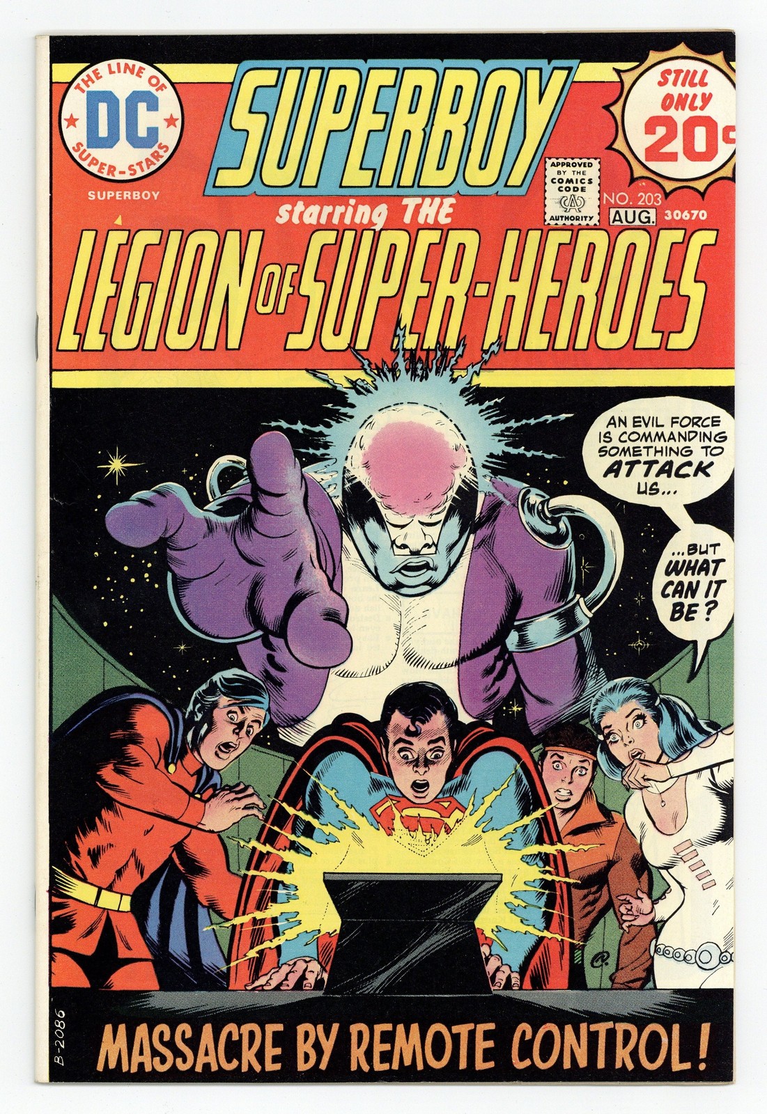 Superboy #203 FN+ 6.5 1974