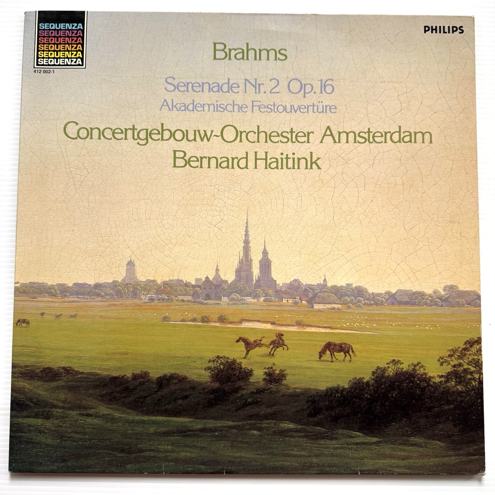 Brahms Serenade No. 2 Haitink Concertgebouw Vinyl LP