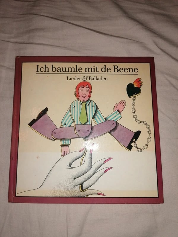 Ich baumle mit de Beene - Lieder & Balladen DDR Buch mit Schallplatte