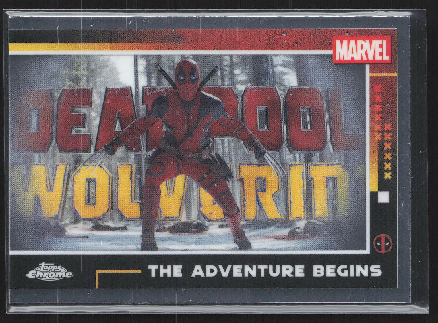 2025 Topps Chrome Marvel Studios Deadpool & Wolverine The Adventure Begins #47