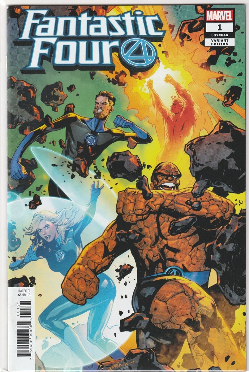 FANTASTIC FOUR #1 (2018) EMA LUPACCHINO 1:25 VARIANTE INCENTIVE ~ NON LETTO NM
