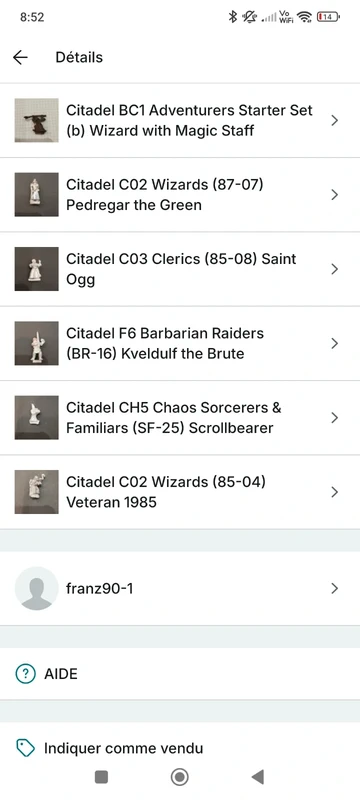 6 Citadel minis