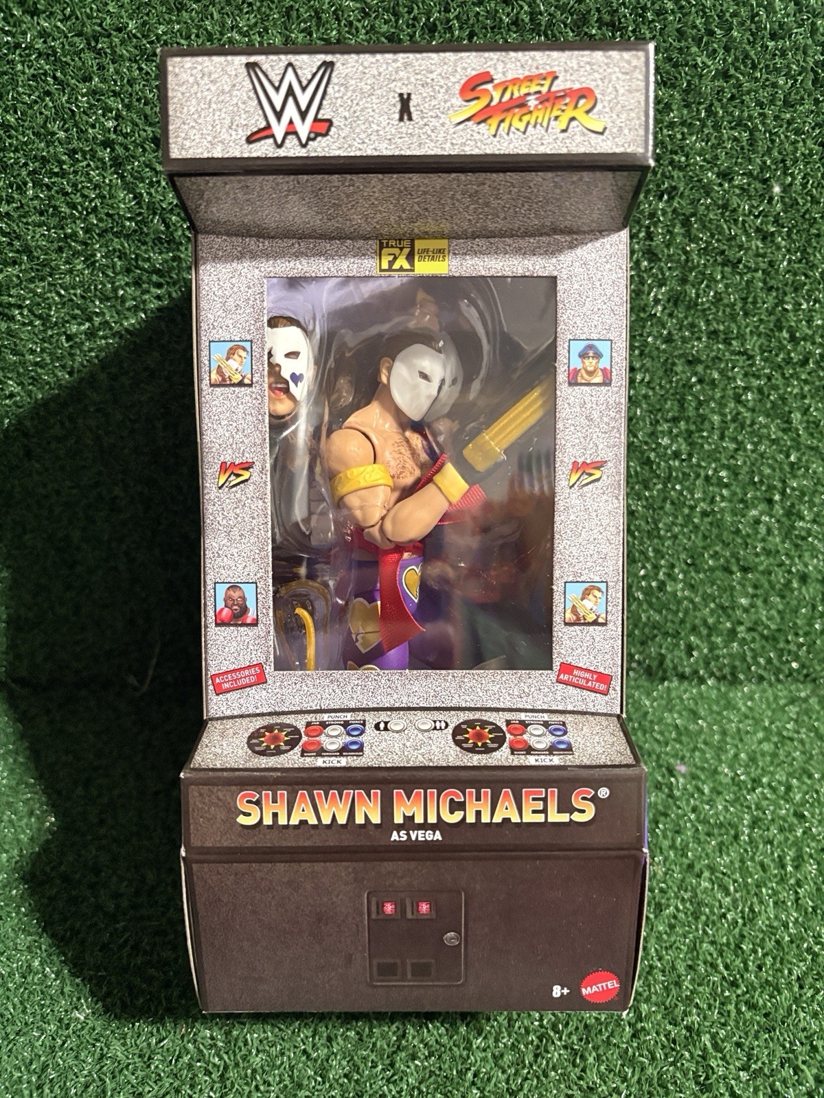WWE x Street Fighter Shawn Michaels as Vega Elite Wrestling Modellino 2026