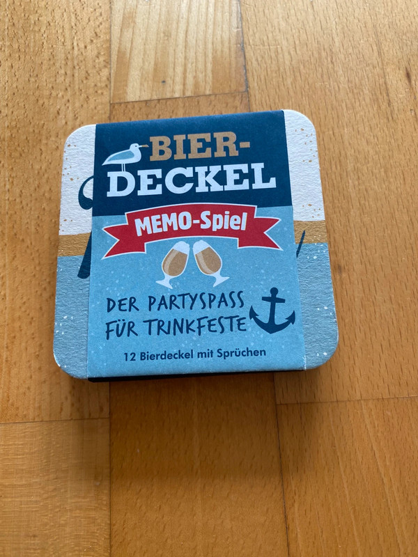 Bierdeckel Memory Spiel