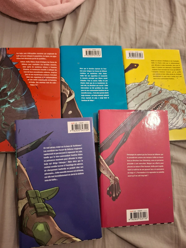 Manga kaiju n°8 tome 1 a 5