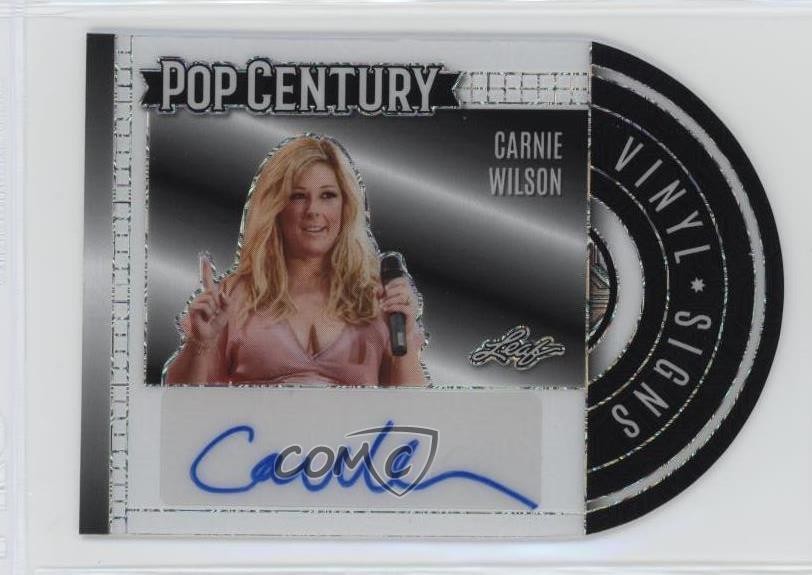 2024 Foglia Metallo Pop Century Vinile Insegne Bianco Mojo 1/1 Carnie Wilson Auto 14sd