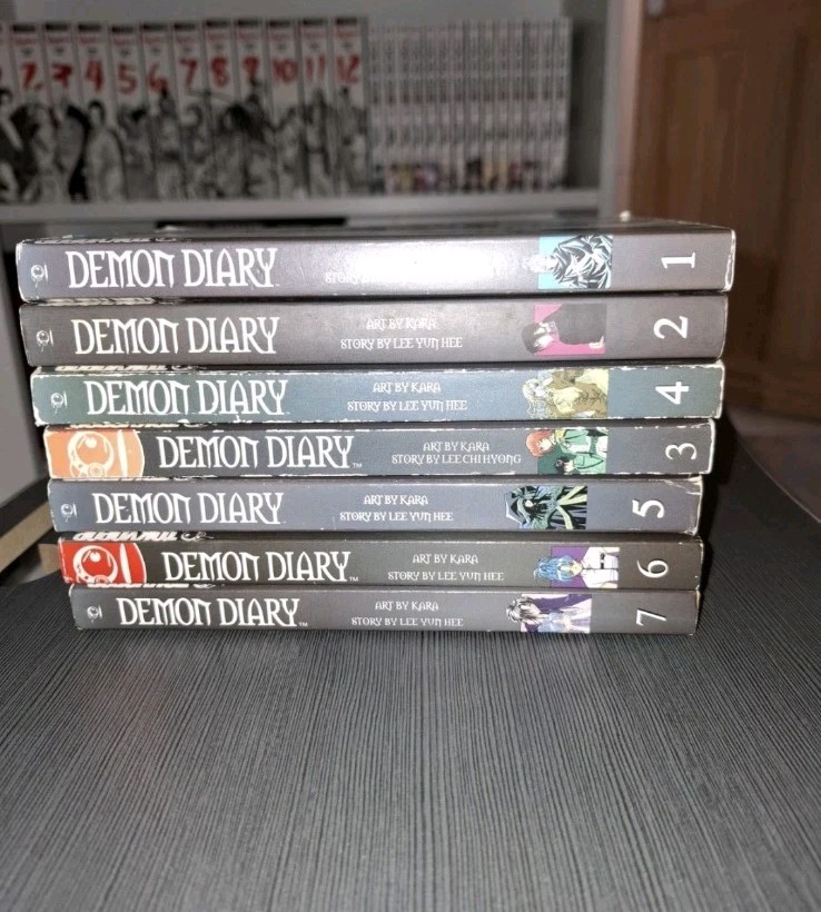 Demon Diary Manga Series Volumes 1-7 by Tokyo Pop English Edition