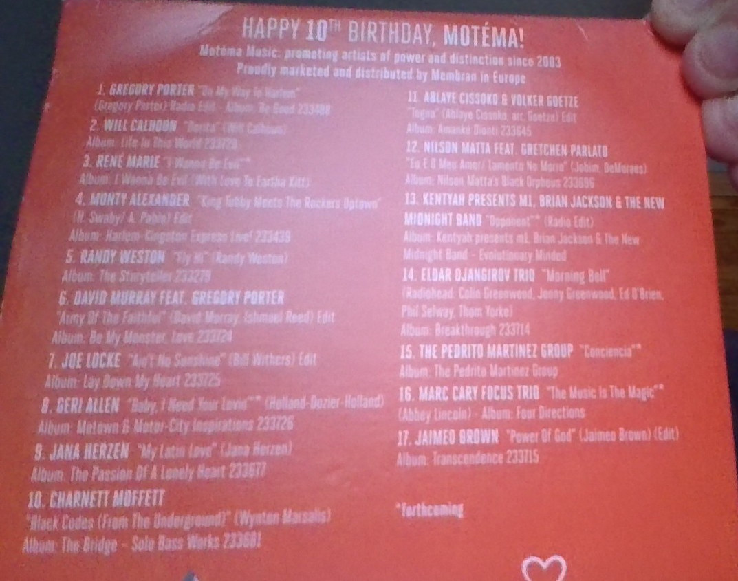  Various ‎– Happy 10th Birthday! Motema 17 Track Album CD 