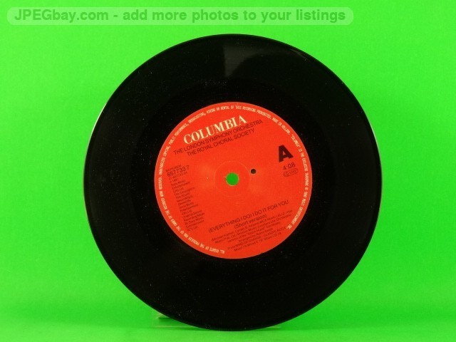 LONDON SYMPHONY ORCHESTRA EVERY THING I DO I DO IT FOR YOU (137) 7" COLUMBIA