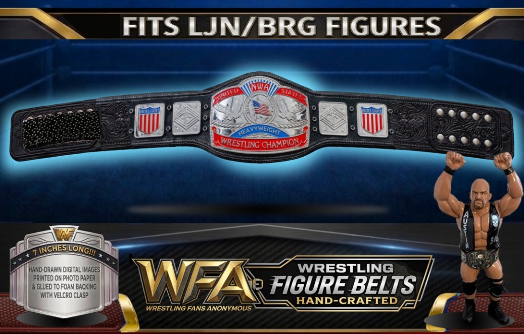 Cintura figure wrestling NWA scala Ljn STATI UNITI "CLASSIC" fatta a mano