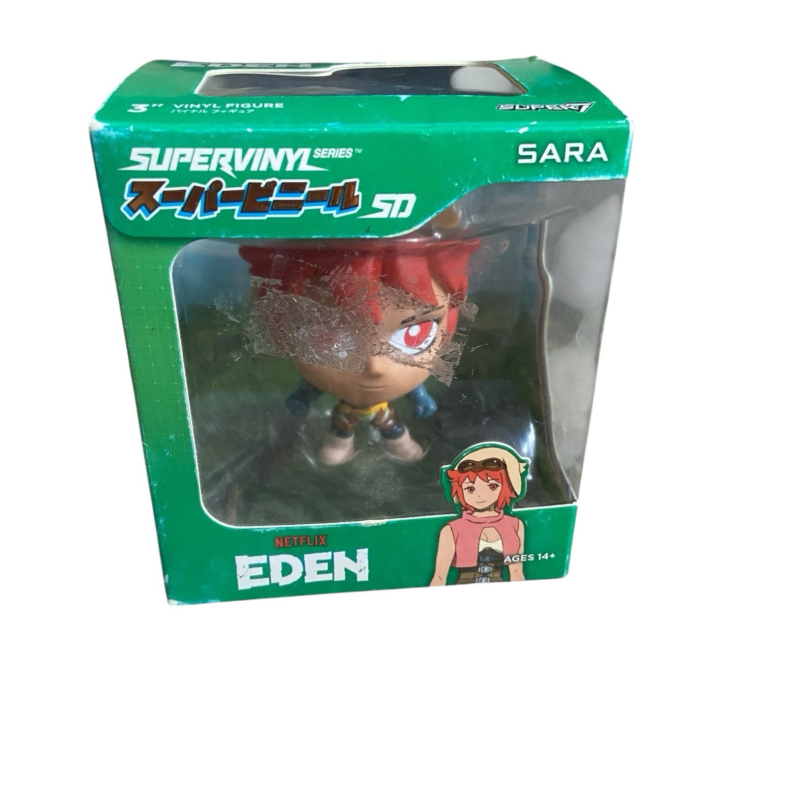 Super7 Netflix Eden SuperVinyl Series Sara 3” minifigure vinile nuovo con scatola nuovo con scatola