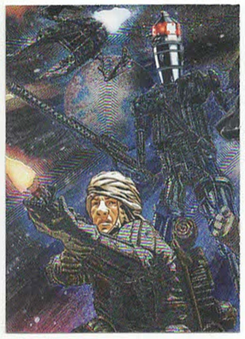 2011 Topps Star Wars Galaxy 6 "ETCHED FOIL PUZZLE" inserto scheda #6