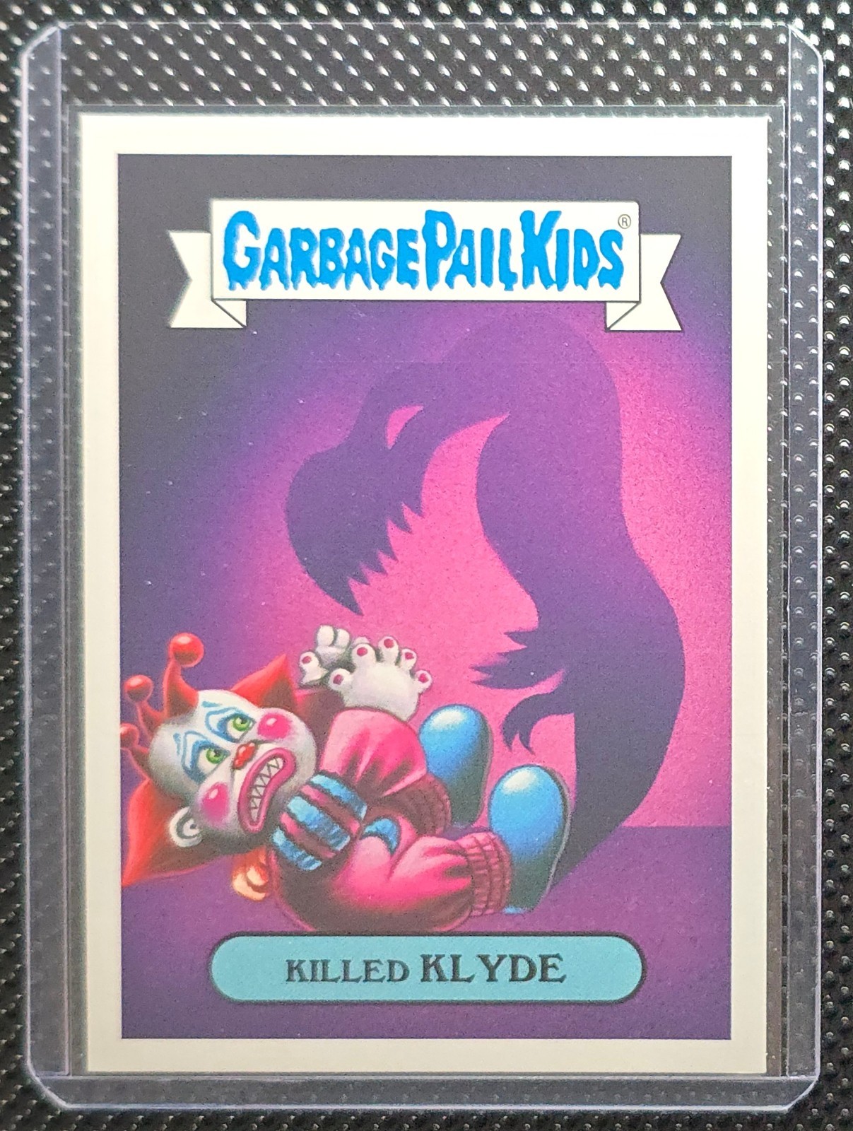 2019 Garbage Pail Kids Cult Horror Sticker Killed Klyde 8a
