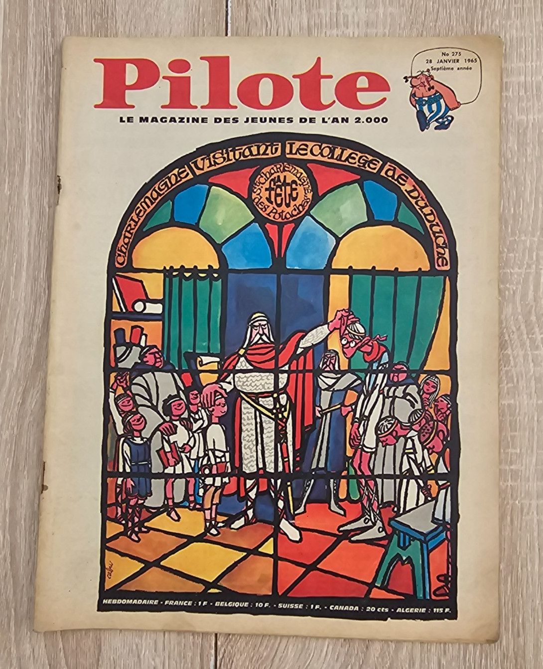 PILOTE HEBDOMADAIRE **N° 275  AVEC PILOTORAMA ** 28 JANVIER 1965
