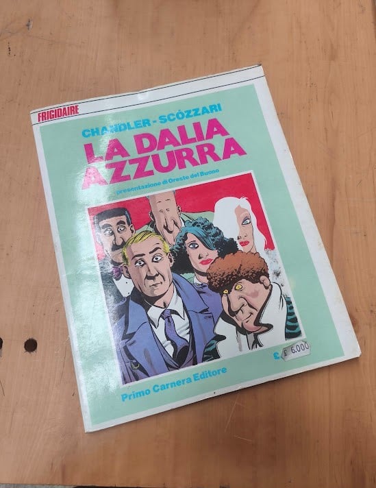 Fumetto La Dalia azzurra Frigidaire