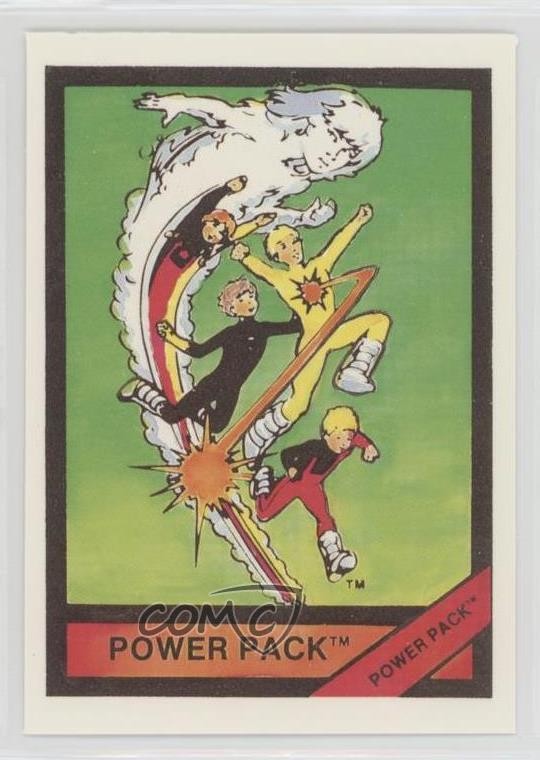 1987 Comic Images Marvel Universe Power Pack #19 2pv