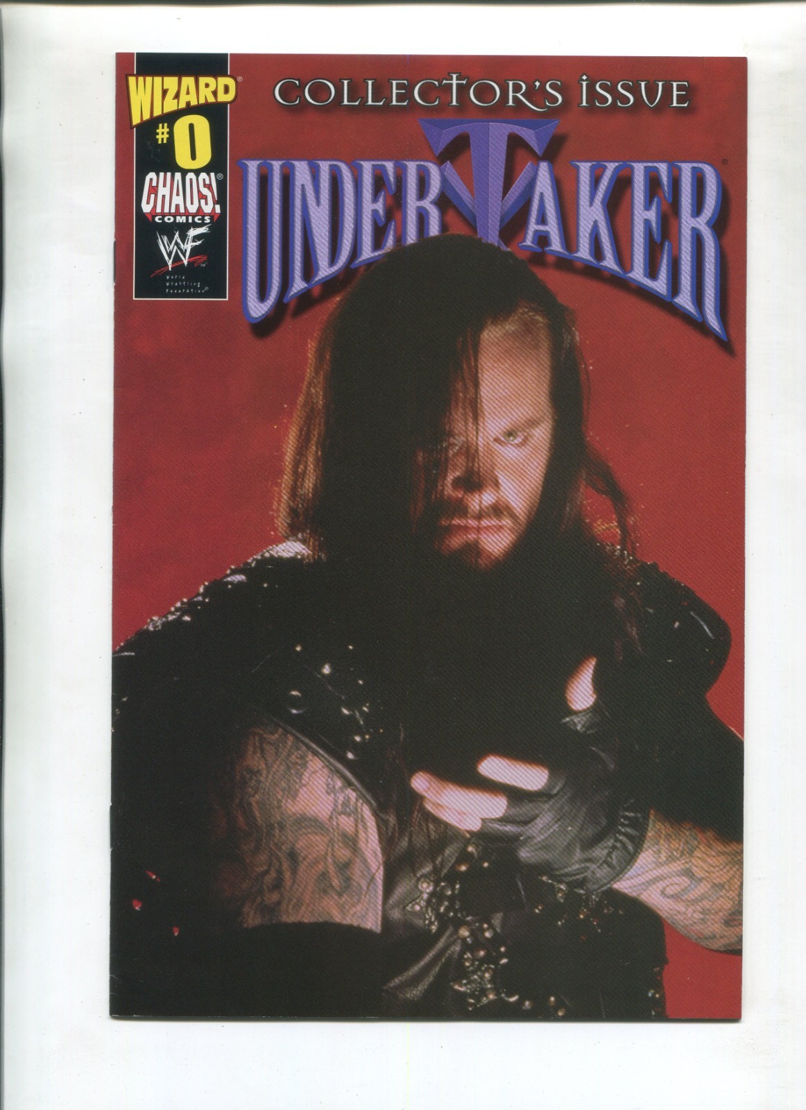 Copertina fotografica Undertaker #0 edizione da collezione MAGO 1999! Fumetto Wrestling WWF/WWE!