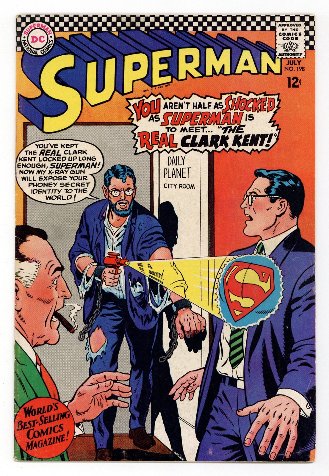 Superman #198 VG 4.0 1967