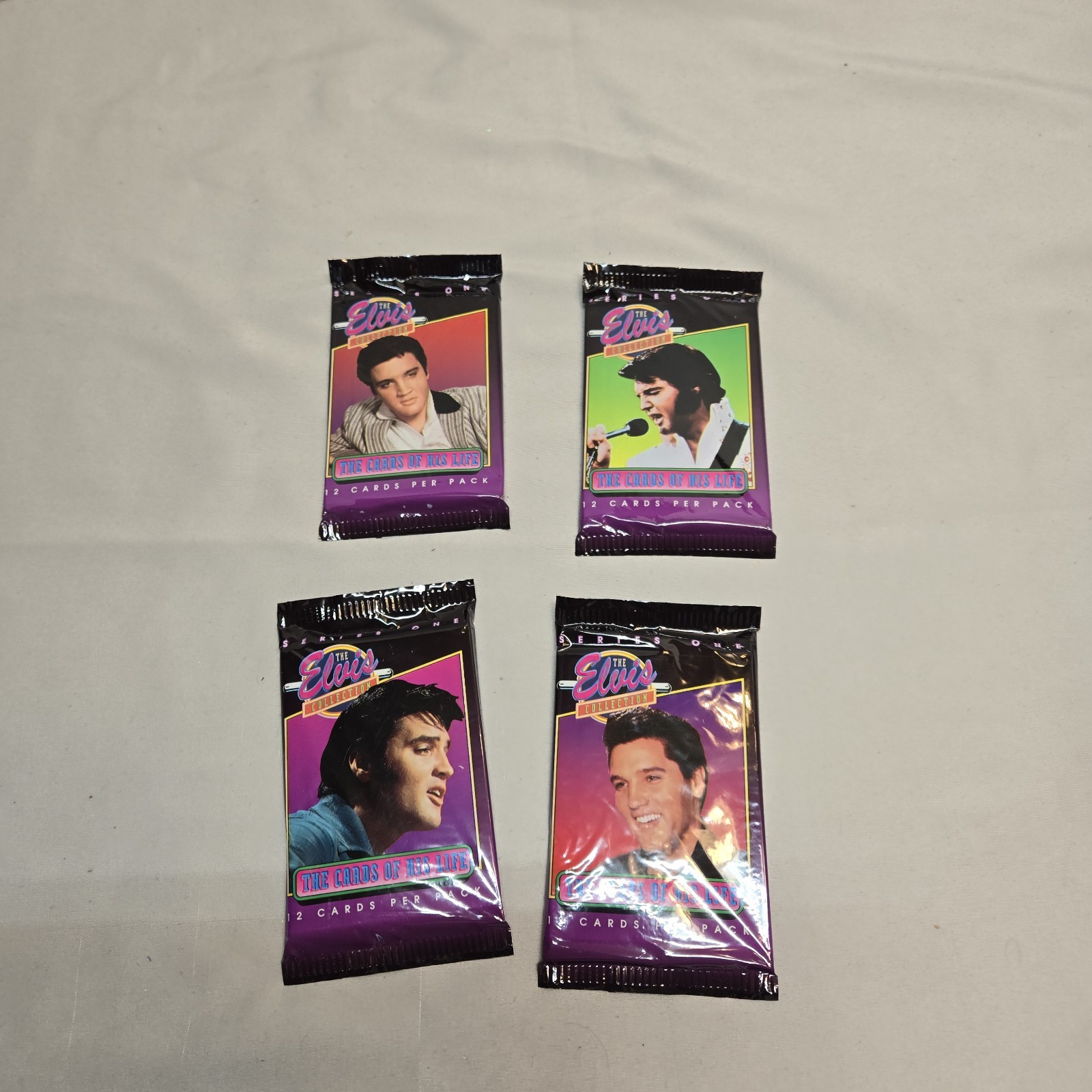 Elvis Presley Collection Trading Cards of His Life Series One 4 Packs UNOPENED