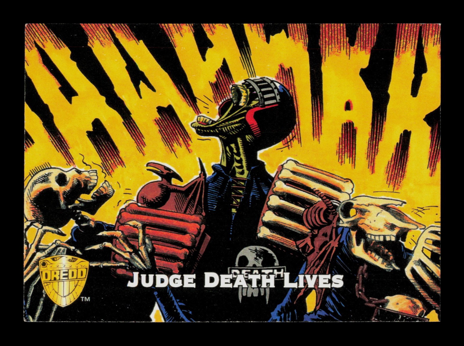 Carcasses Crumble Prog 35 Dredd Judge Death Lives Trading Card TCG