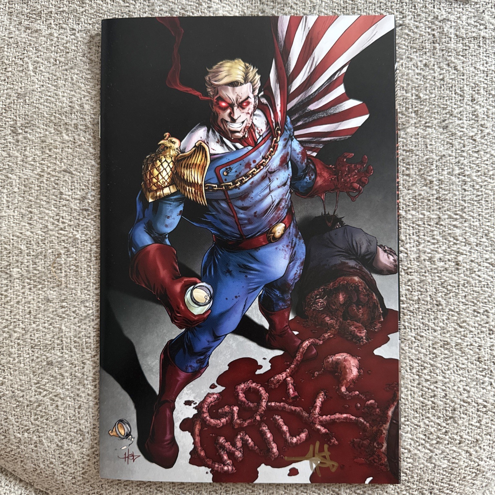 The Boys #1 CREEES LEE NYCC esclusiva variante Virgin FIRMATO Lee COA