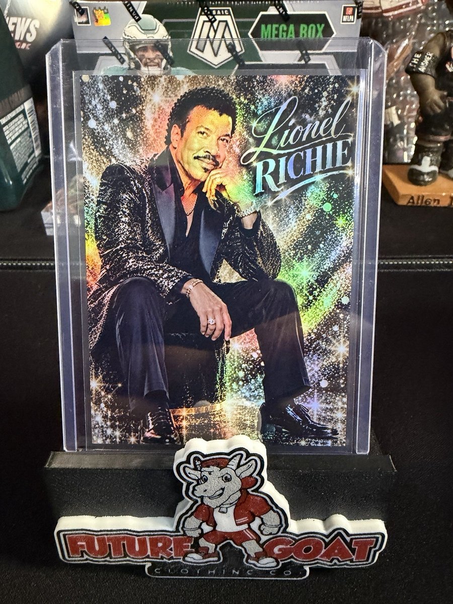 Lionel Richie CUSTOM Novelty Refractor Art Card.