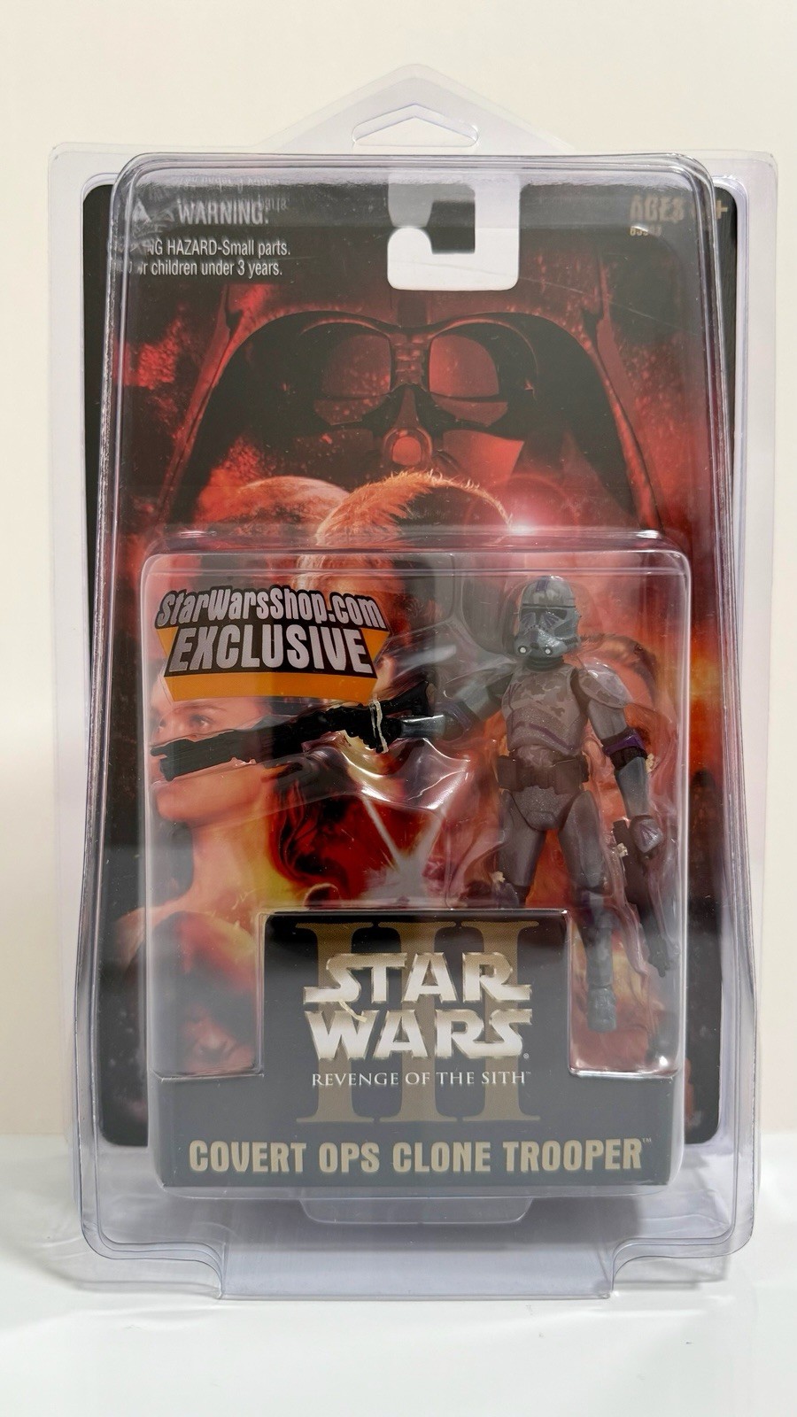 Star Wars Shop Esclusivo La Vendetta dei Sith Covert Ops Clone Trooper MOC 2005