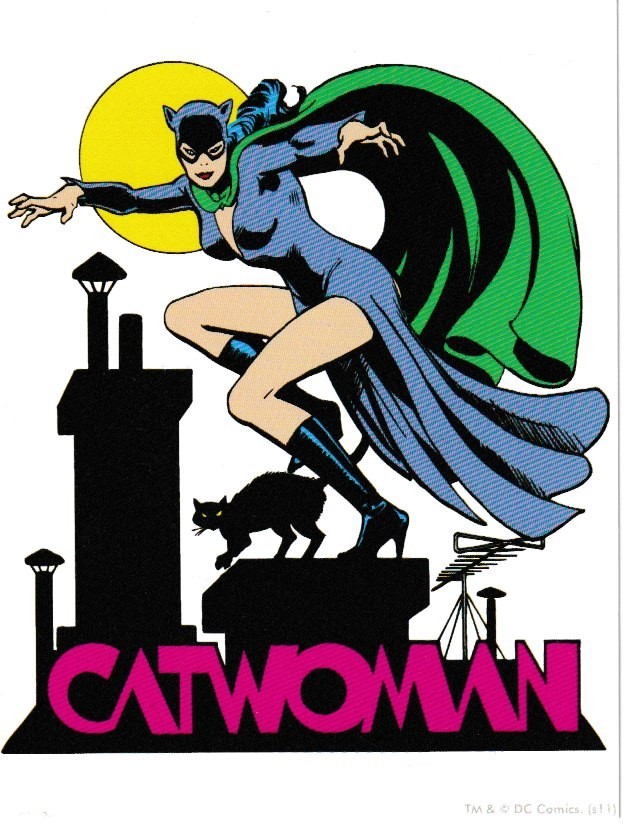 CATWOMANCarte Postale collector vierge non utilisée  édition anglosaxone