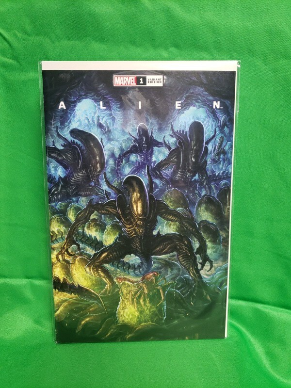 Copertina Alien #1 Marvel Comics 2021 variante Alan Quah