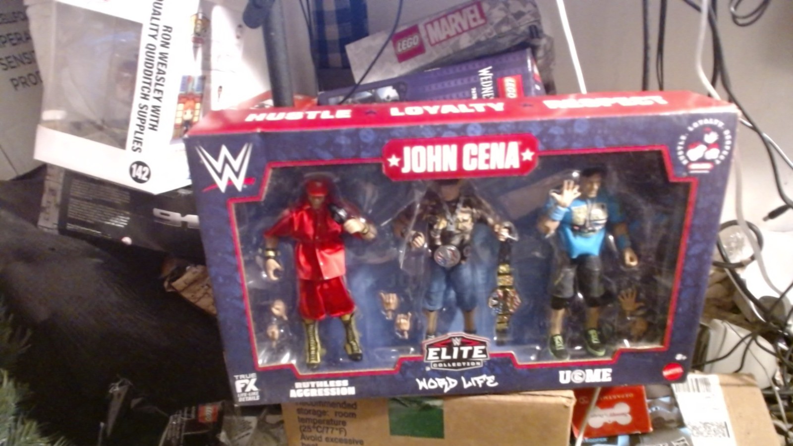 WWE Elite Collection John Cena 3-Pack Set 6in Action Figure - Nuovo Set Pensione