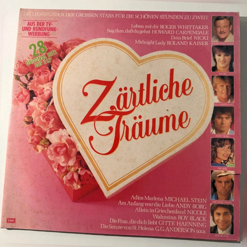 Zärtliche Träume 2LP schlager sampler Roger Whittaker howard Carpendale