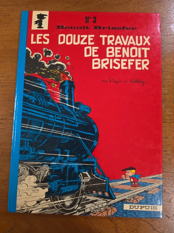 Dos rond Benoît Brisefer n°3- Peyo & Walthéry