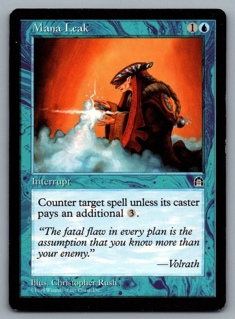 Mana Leak # Stronghold Magic: The Gathering MTG - NM