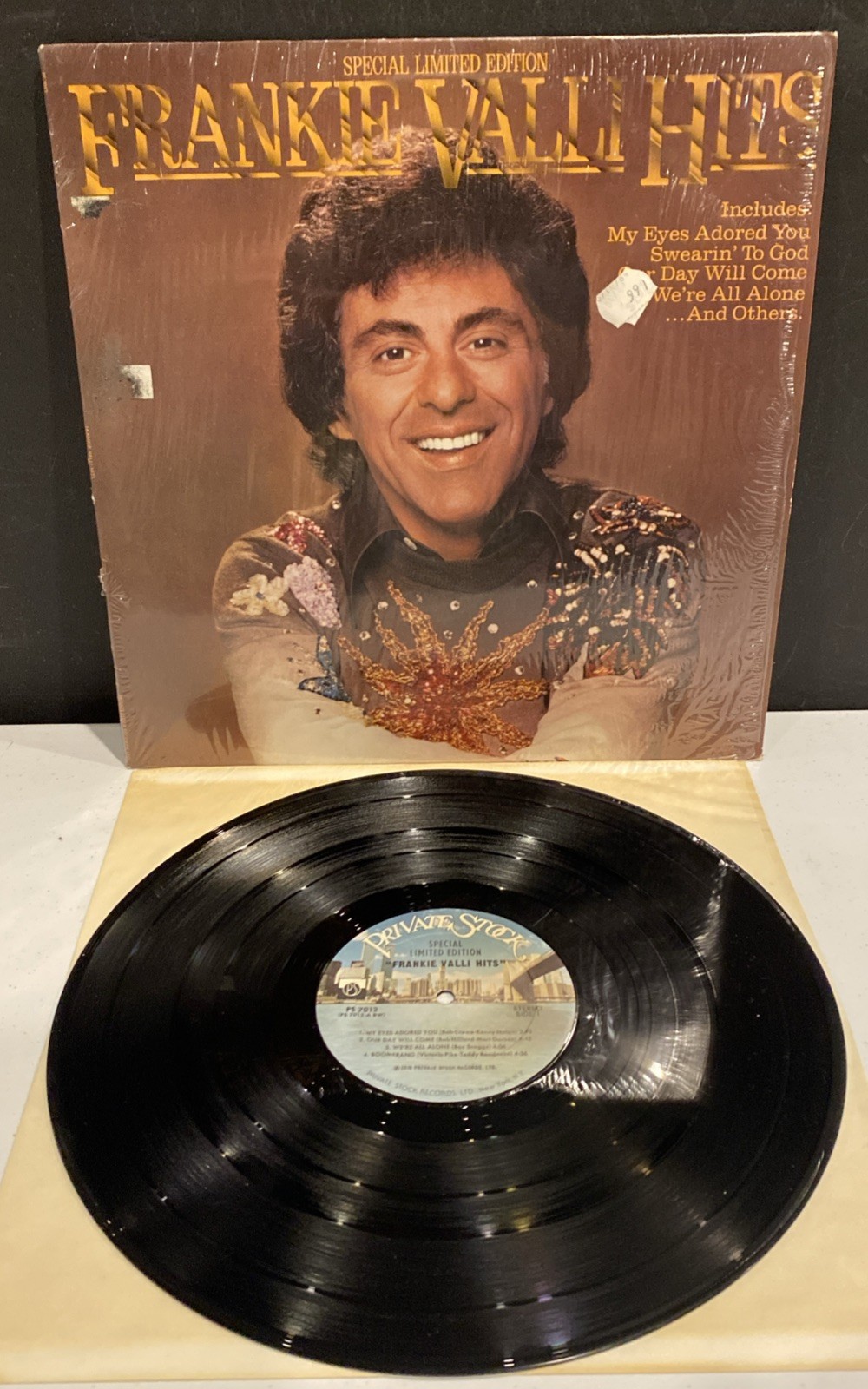 Frankie Valli Hits-1978 Vinyl LP Private Stock Records Special Ltd.Edition