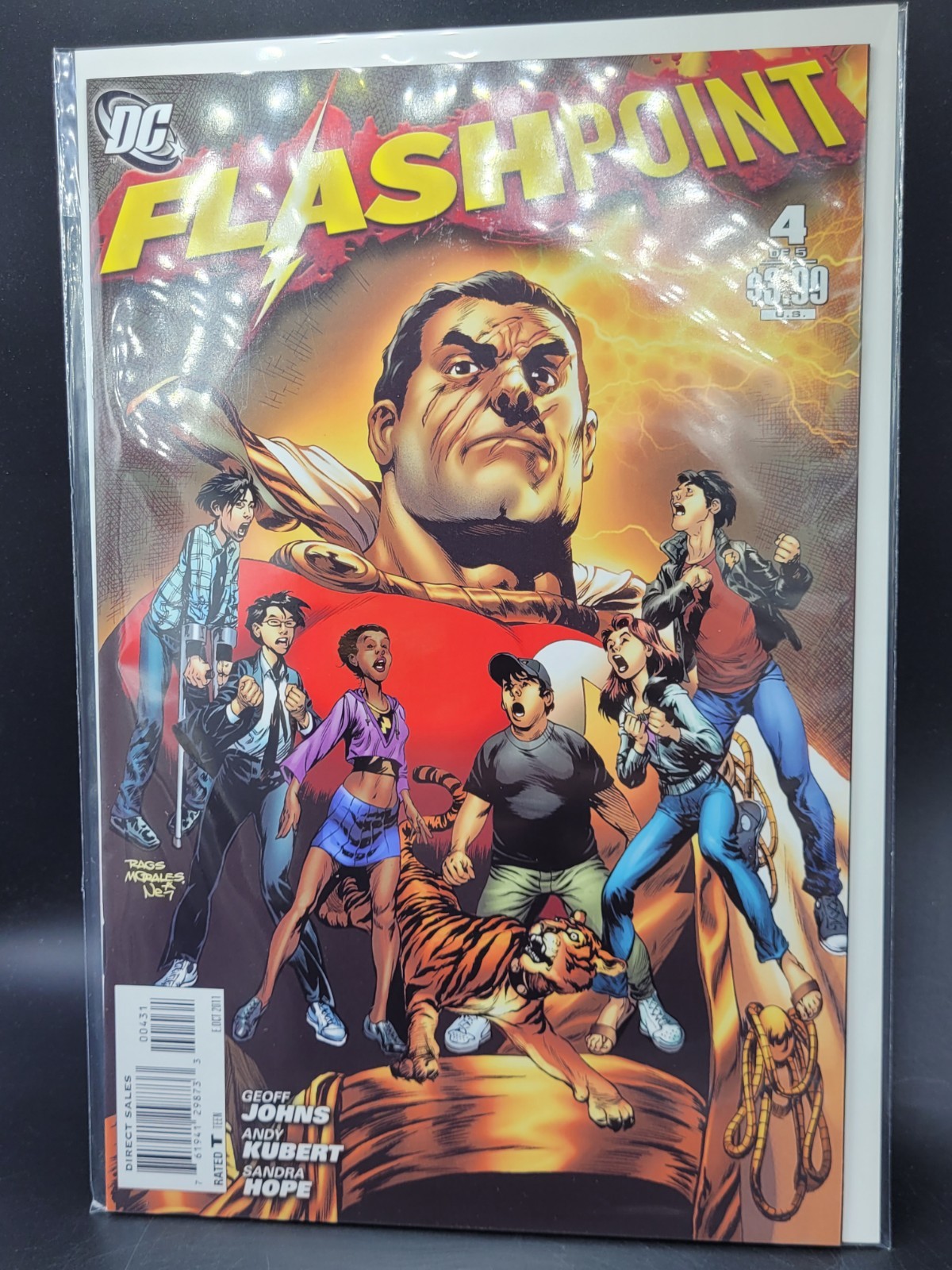 Flashpoint 4 Variant B Rags Morales DC 2011 High Grade