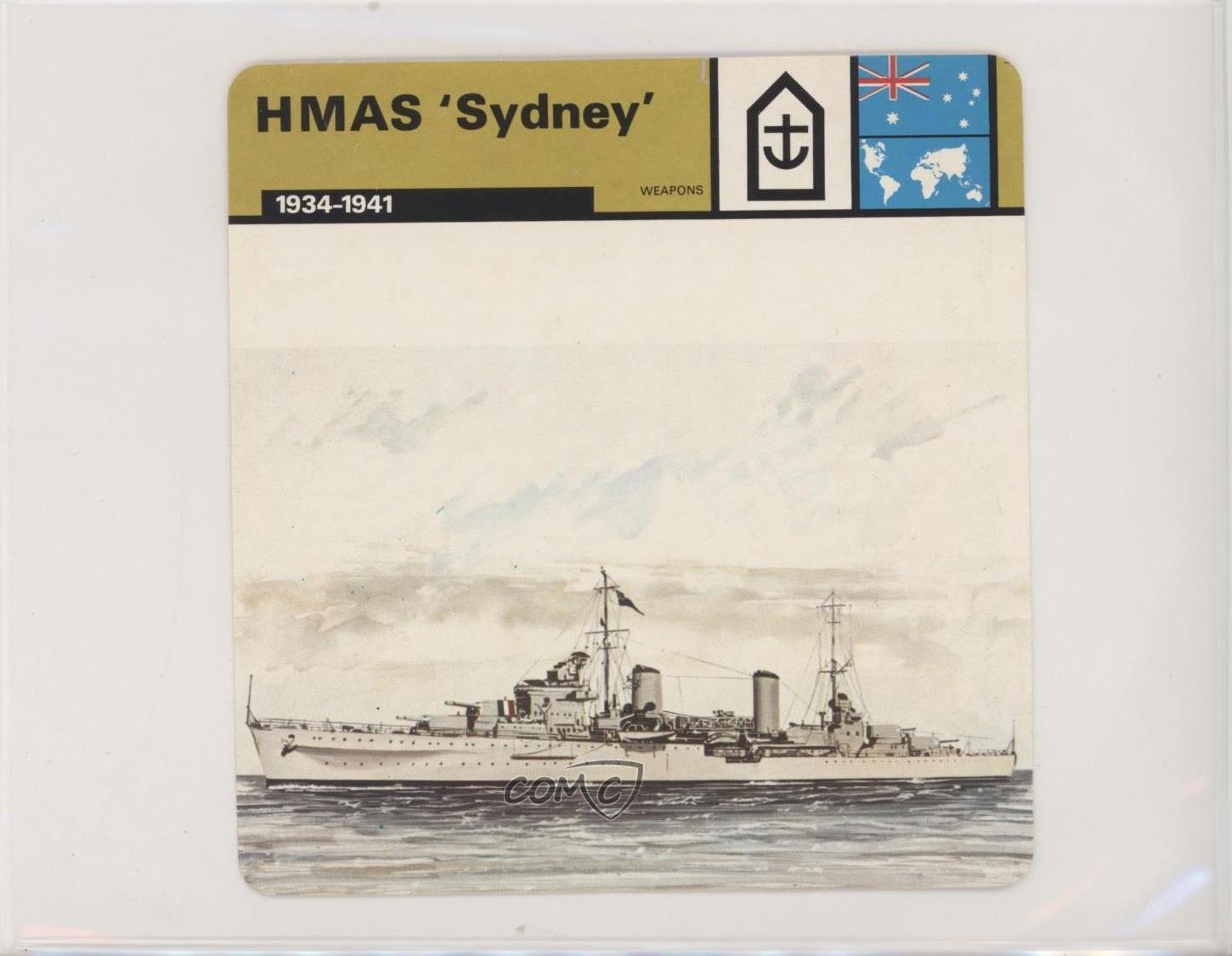 1977 Edito-Service World War II HMAS Sydney #13-036-41-18 0w6