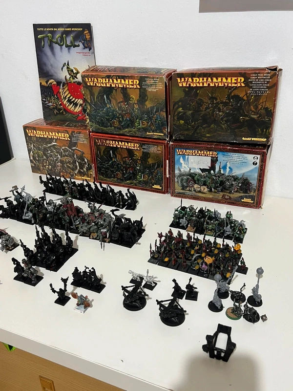 Esercito orki Warhammer fantasy vintage