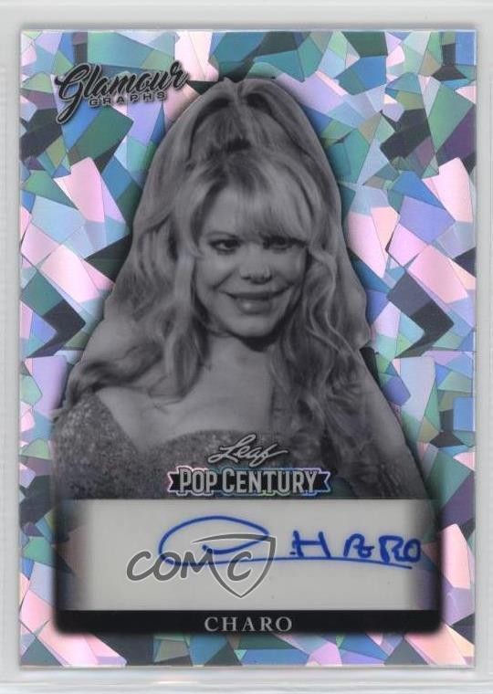2022 Leaf Metal Pop Century Glamour Graphs Silver Crystals 47/50 Charo Auto k4s