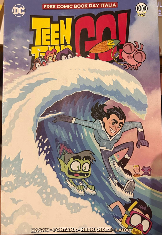 Free comic book day Italia 2018 Teen Titans Go! Panini