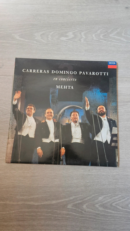 Vinilo Carreras Domingo y Pavarotti